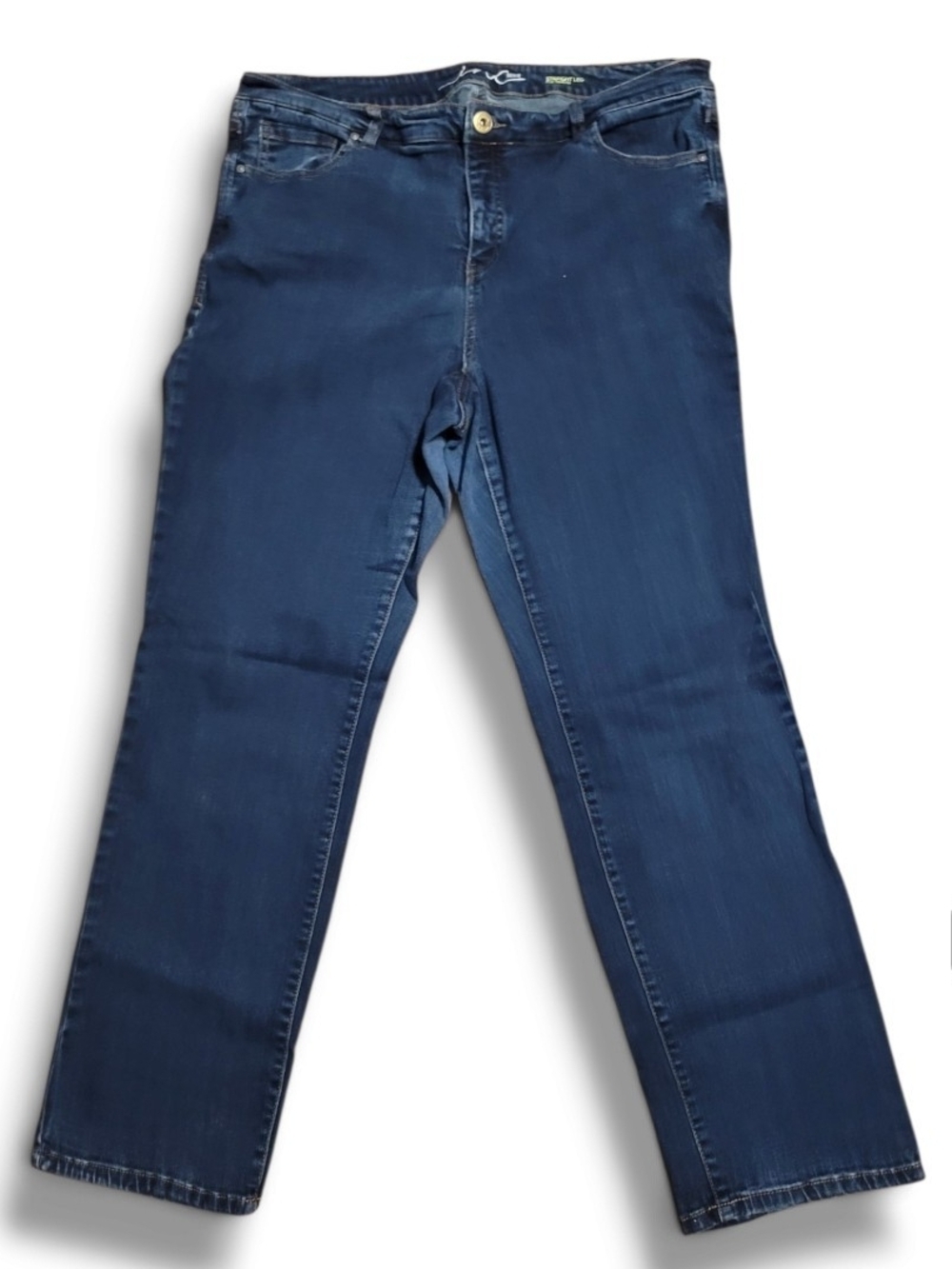 Inc. Denim Woman - 18W Dark Blue Straight-Leg Jeans